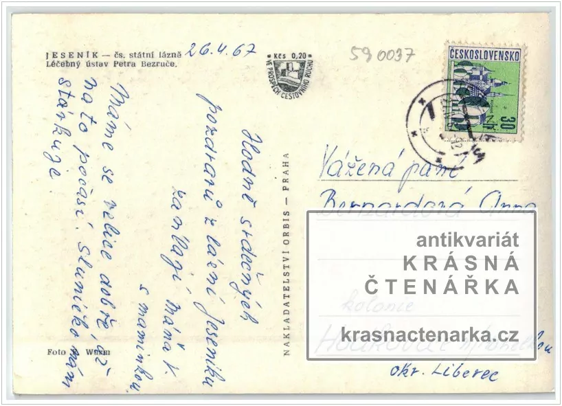 JESENÍK, Léčebný ústav Petra Bezruče