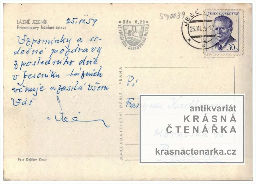 JESENÍK, Priessnitzovy léčebné lázně