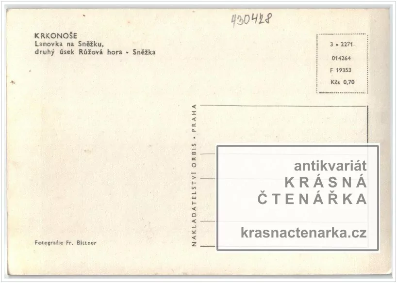 Hora SNĚŽKA (Lanovka)