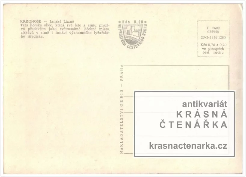 JANSKÉ LÁZNĚ (Sanatorium Janský dvůr)