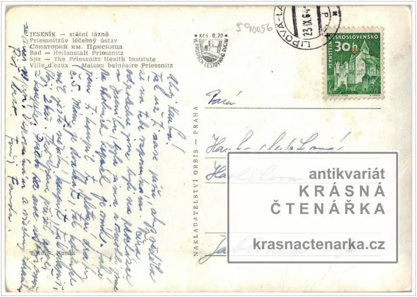 JESENÍK, Priessnitzovy léčebné lázně