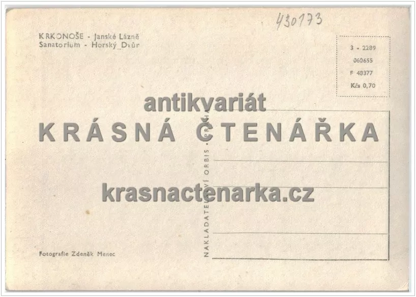 JANSKÉ LÁZNĚ (Sanatorium Janský dvůr a náměstí)