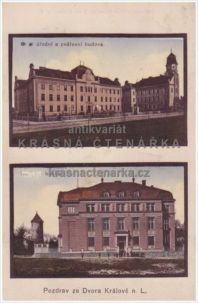 DVŮR KRÁLOVÉ NAD LABEM (Budova pošty a banky)
