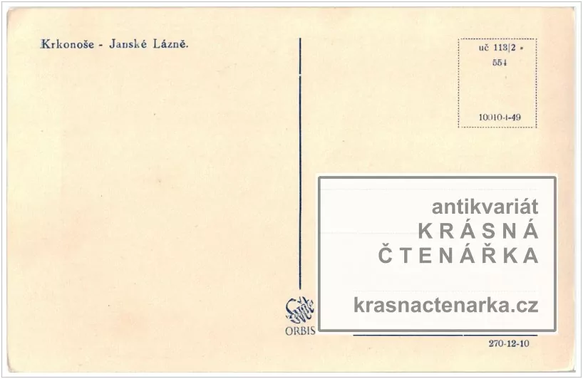 JANSKÉ LÁZNĚ (Pohled na střed města)