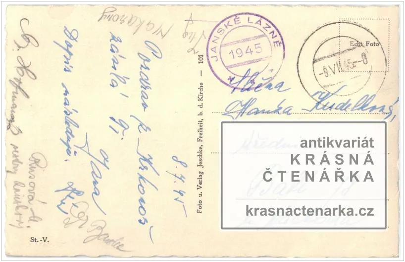 JANSKÉ LÁZNĚ (Lázeňský dům na náměstí)