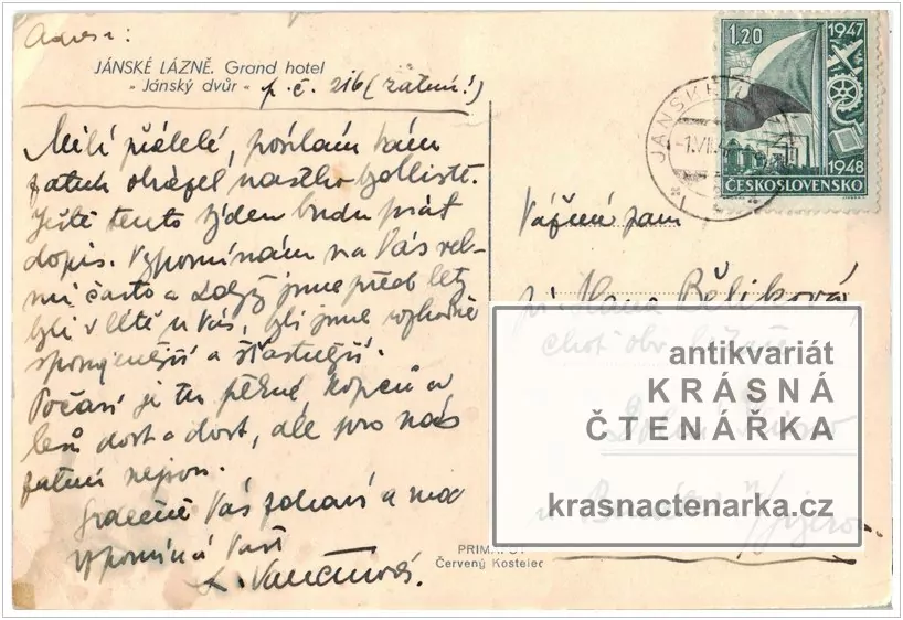 JANSKÉ LÁZNĚ (Sanatorium Janský dvůr)