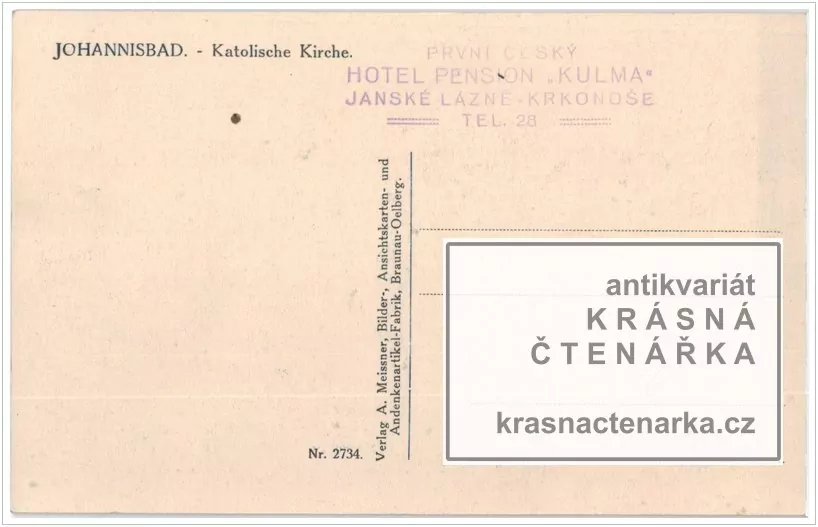 JANSKÉ LÁZNĚ (Kostel sv. Jana Křtitele a okolí)