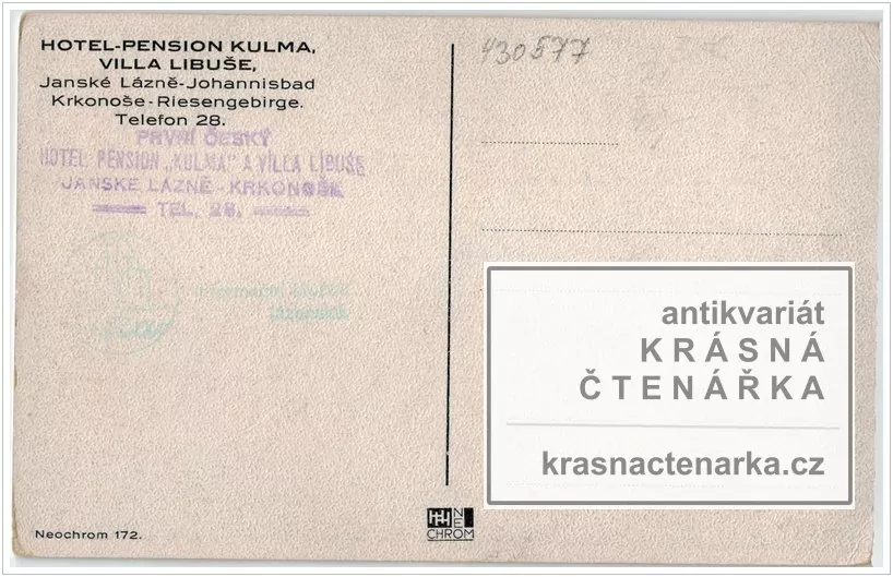 JANSKÉ LÁZNĚ (Hotel Kulma / Villa Libuše)