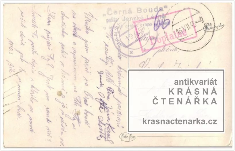 JANSKÉ LÁZNĚ (Černá bouda na Černé hoře)