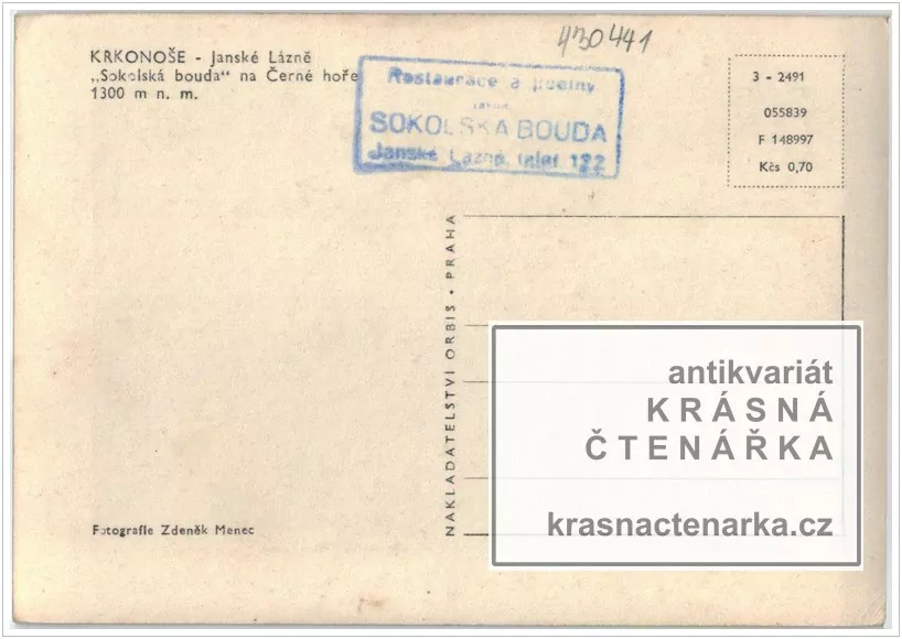 JANSKÉ LÁZNĚ (Sokolská bouda na Černé hoře)