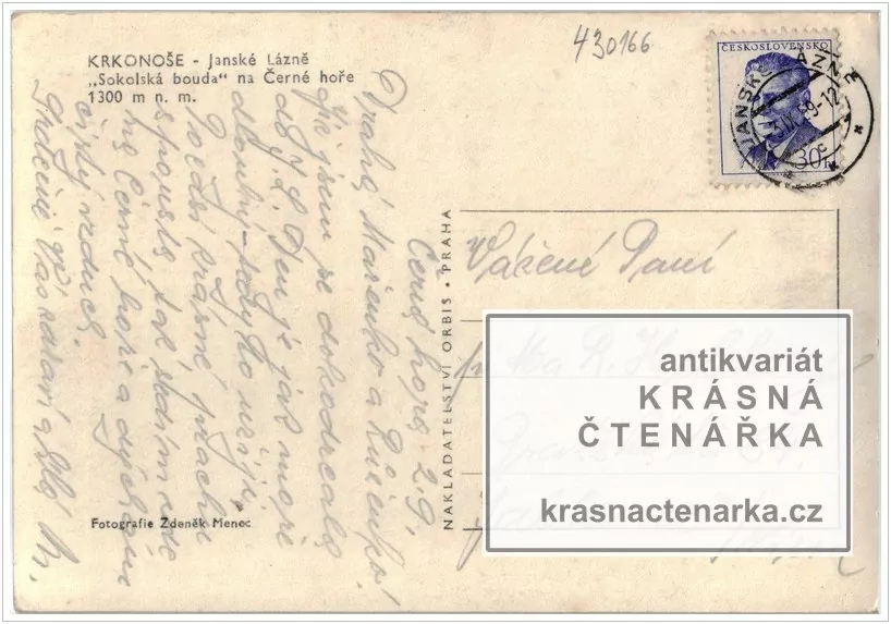 JANSKÉ LÁZNĚ (Sokolská bouda na Černé hoře)