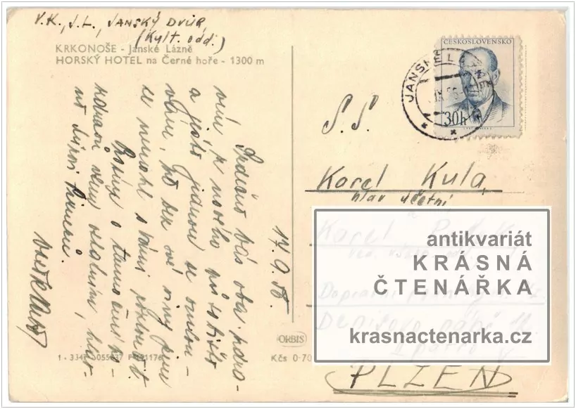 JANSKÉ LÁZNĚ (Horský hotel na Černé hoře)