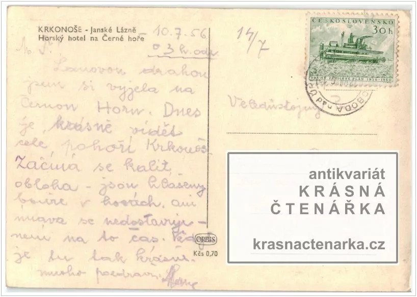 JANSKÉ LÁZNĚ (Horský hotel na Černé hoře)