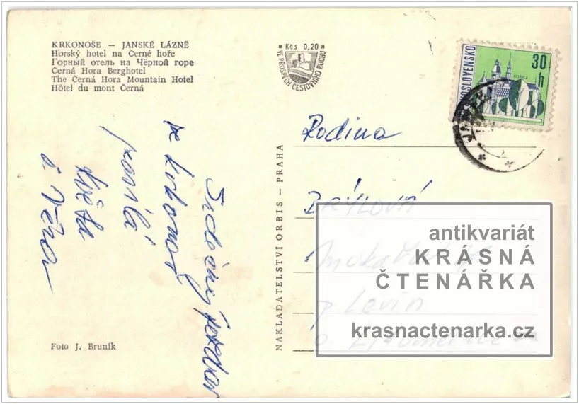 JANSKÉ LÁZNĚ (Horský hotel na Černé hoře)