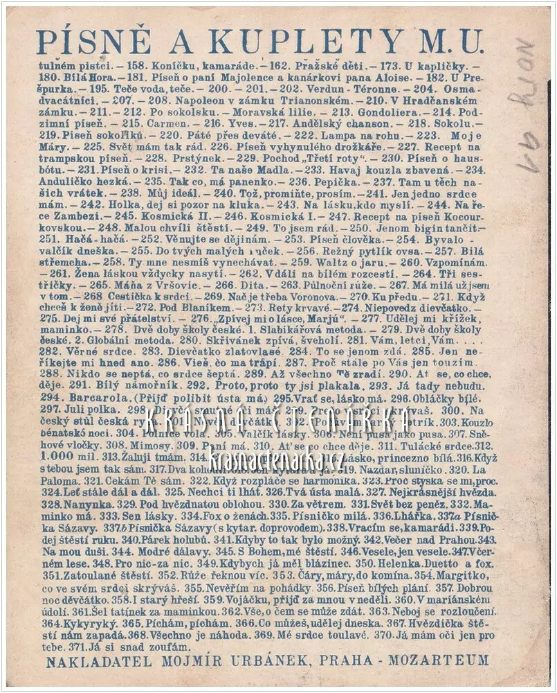 Píseň JÁ SI SNAD ZOUFÁM