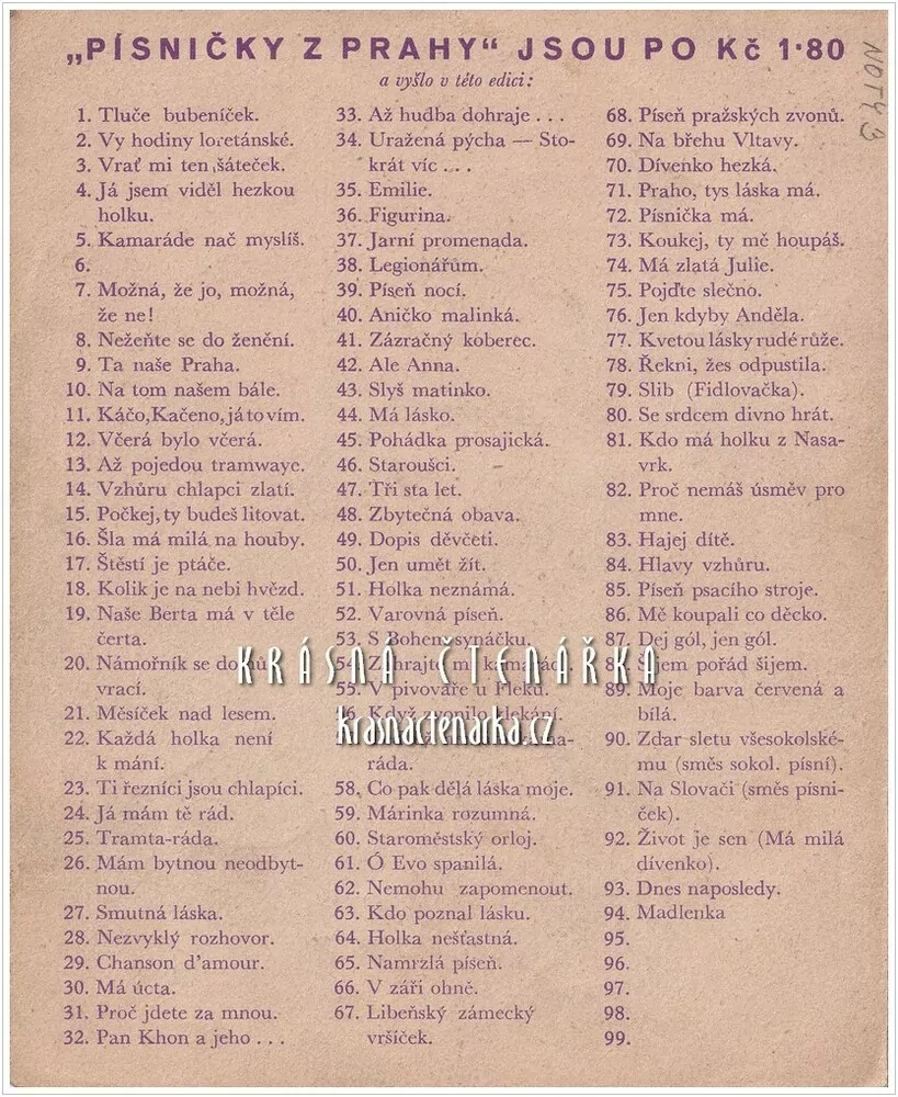 Píseň ŽIVOT JE SEN ... MÁ MILÁ DÍVENKO