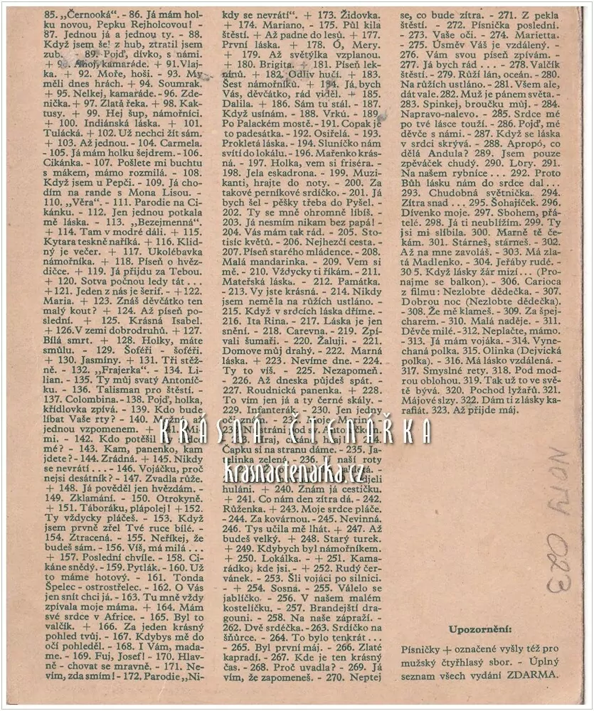 Píseň MÁJOVÉ SLZY ...