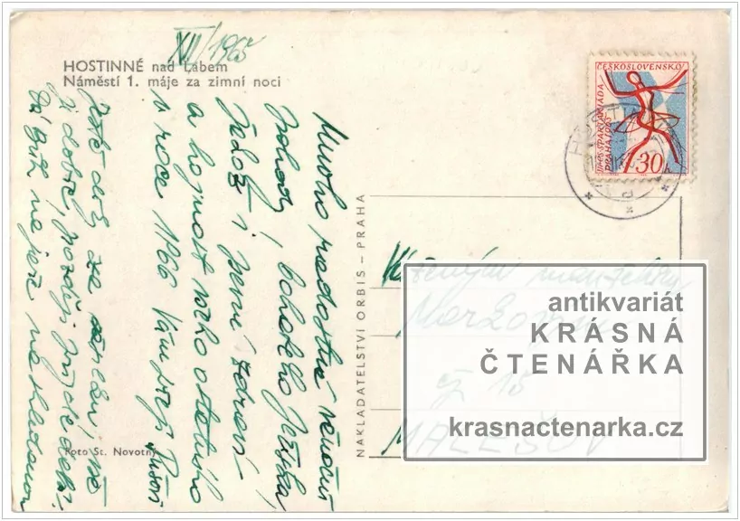 HOSTINNÉ (Náměstí za zimní noci)