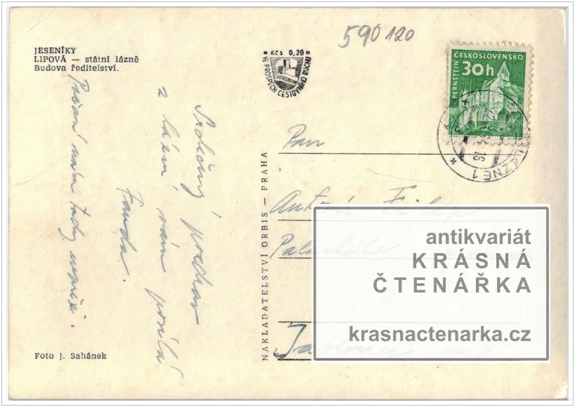 LIPOVÁ-LÁZNĚ, Budova ředitelství lázní