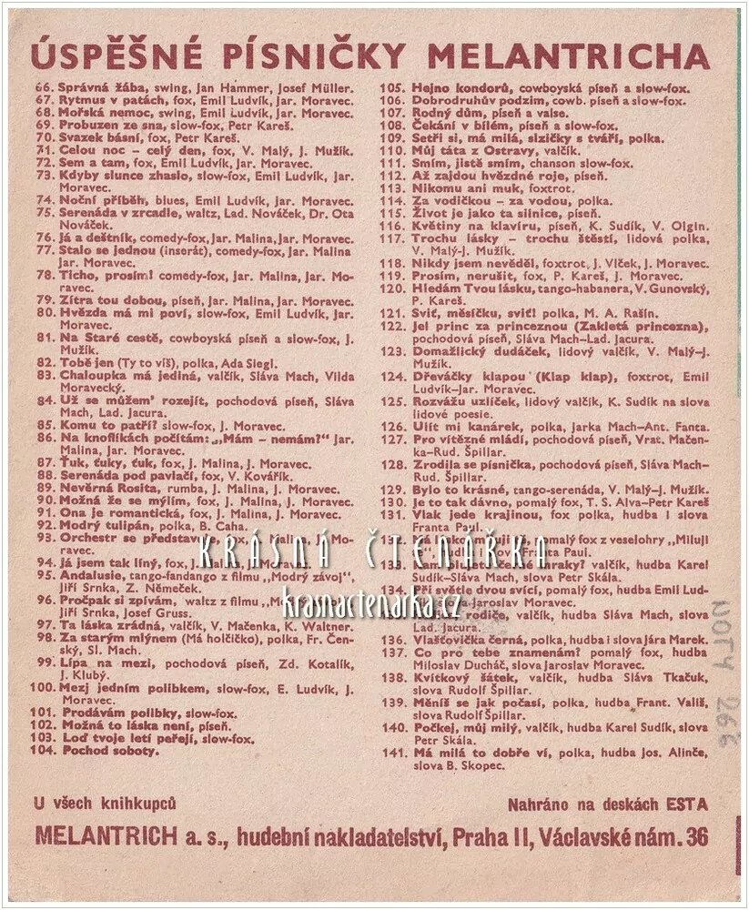 Píseň JEL PRINC ZA PRINCEZNOU