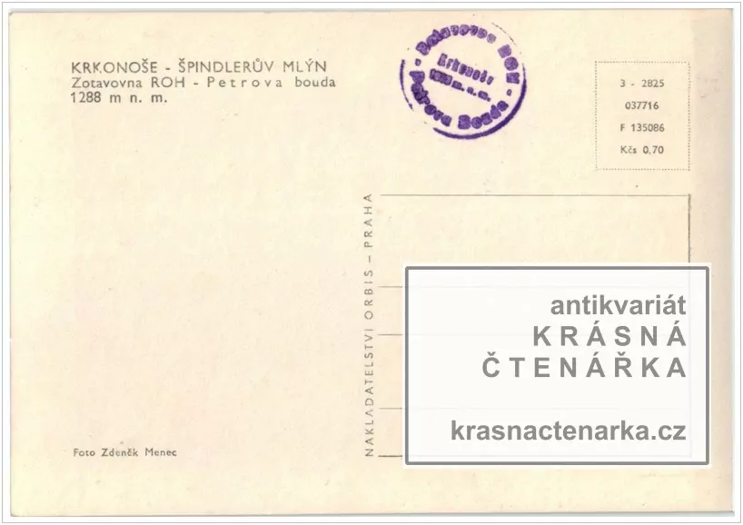 ŠPINDLERŮV MLÝN (Petrova bouda)