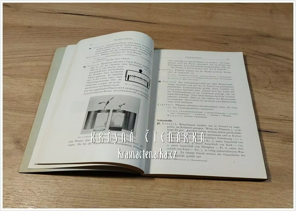 SCHULVERSUCHE ZUR PFLANZENPHYSIOLOGIE (Wyneken Karl)