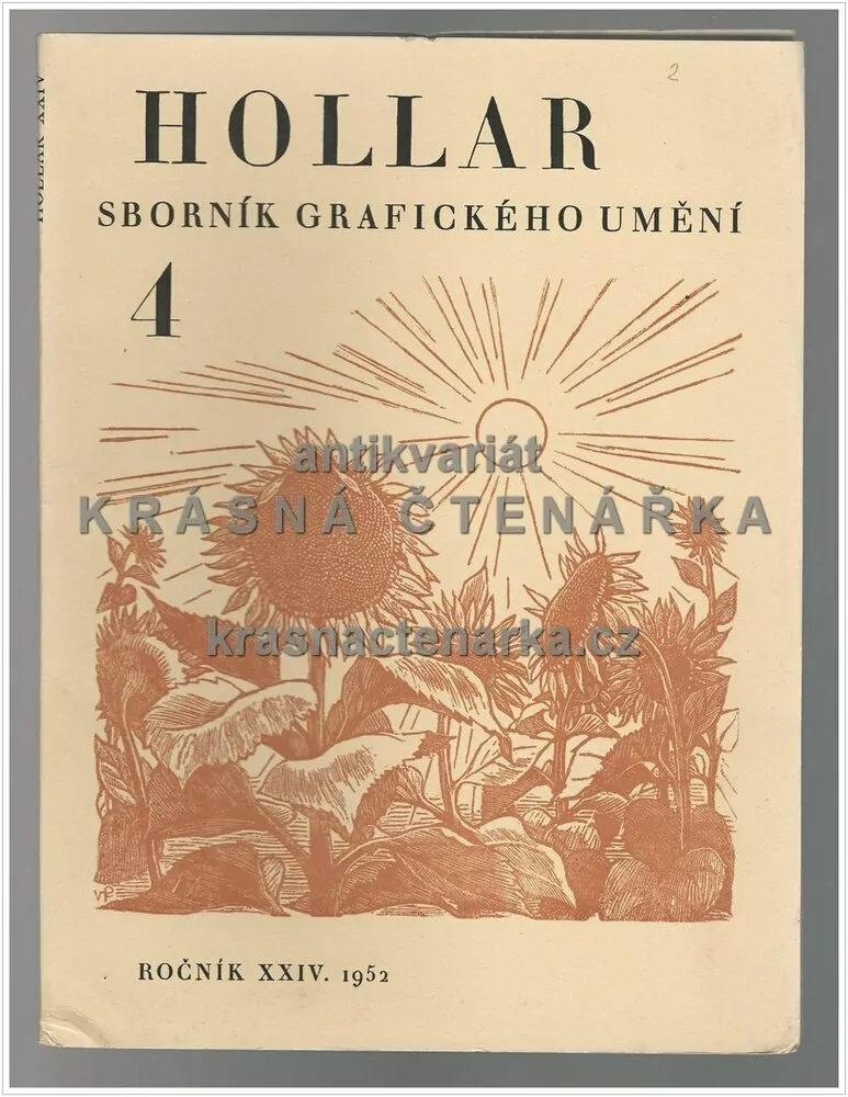 HOLLAR 1952/4 + grafický list JINDŘICH MAHELKA