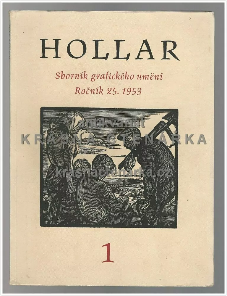 HOLLAR 1953/1 + grafický list VÁCLAV MAŠEK