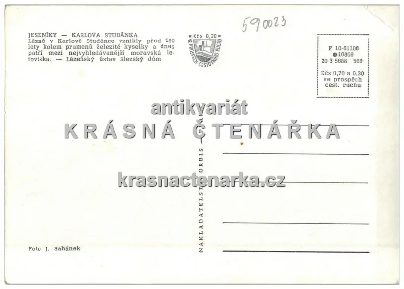 KARLOVA STUDÁNKA, Slezský dům