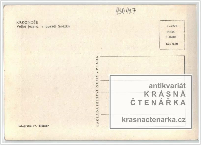 VELKÉ JEZERO, pol. Wielky Staw