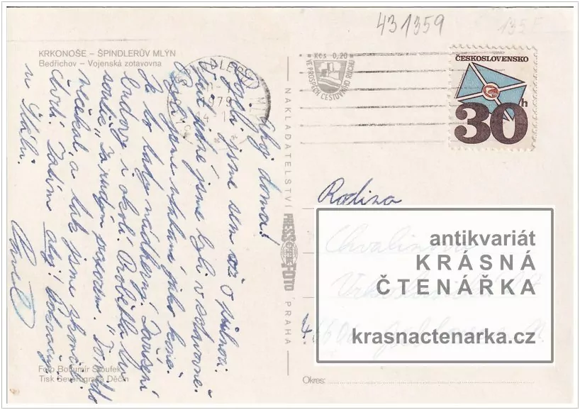 ŠPINDLERŮV MLÝN - BEDŘICHOV (Vojenská zotavovna)