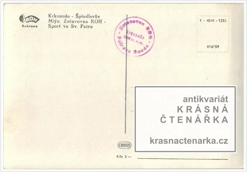 ŠPINDLERŮV MLÝN (Hotel Sport, nyní dětská ozdravovna)