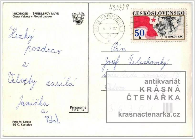 ŠPINDLERŮV MLÝN - LABSKÁ (Hotel Velveta)