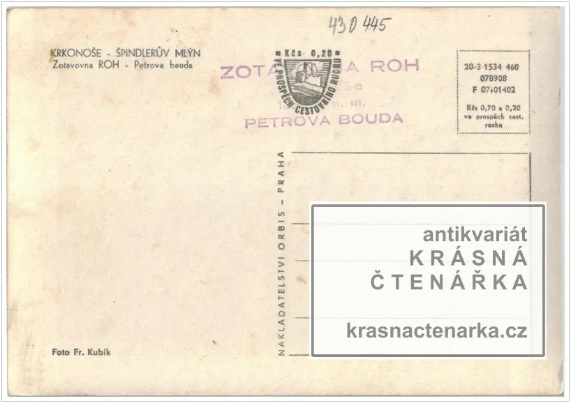 ŠPINDLERŮV MLÝN (Petrova bouda)