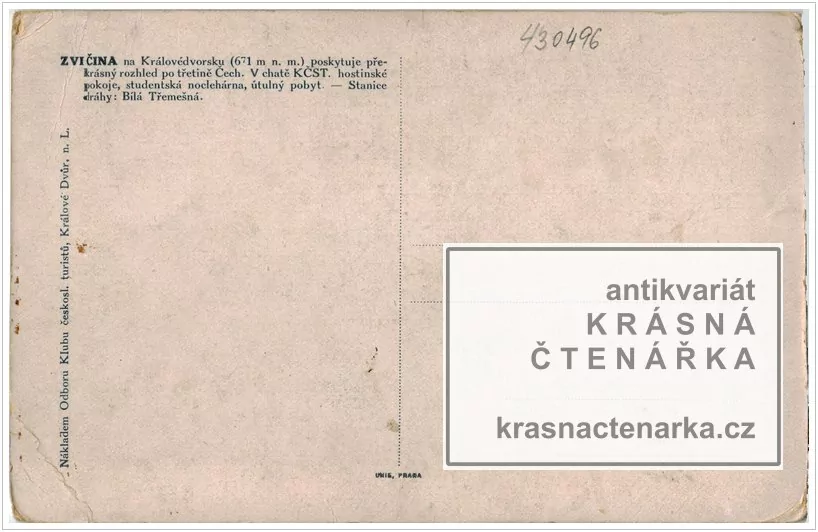 RAISOVA CHATA a kostel sv. Jana Nepomuckého na Zvičině