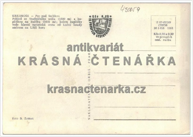 Památník obětem hor u Studniční hory