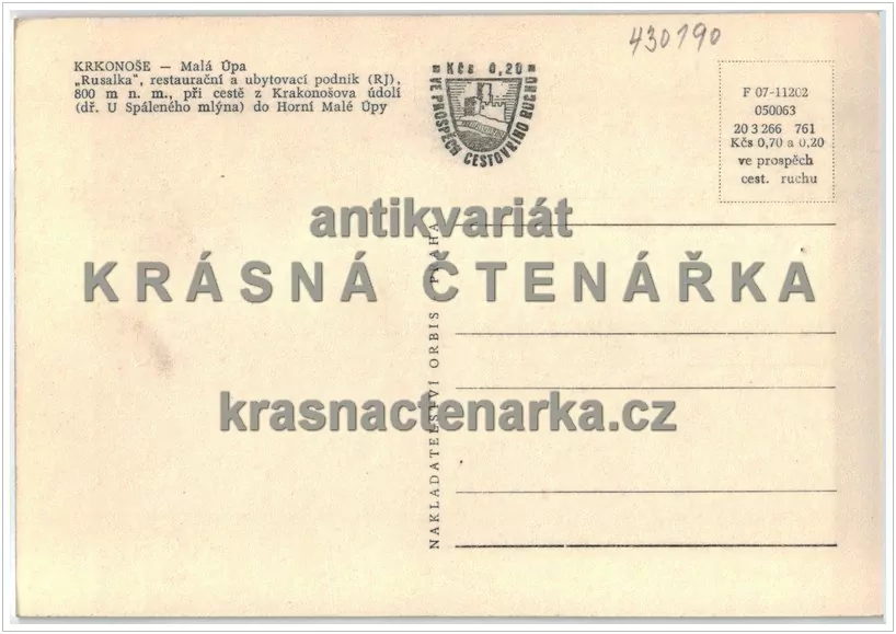 MALÁ ÚPA (Pension Rusalka)