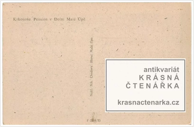 MALÁ ÚPA (Pension Rusalka)