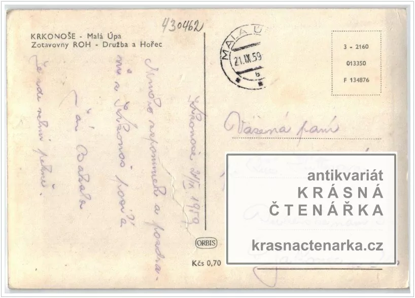 MALÁ ÚPA - POMEZNÍ BOUDY