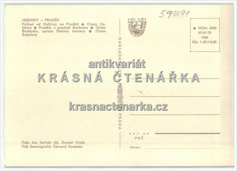 Pohoří JESENÍKY, Turistické chaty