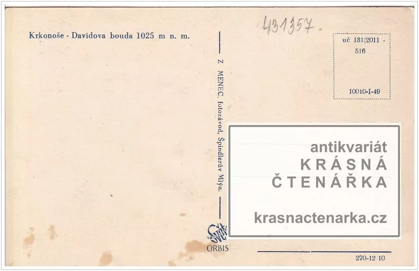 ŠPINDLERŮV MLÝN (Davidovy boudy)