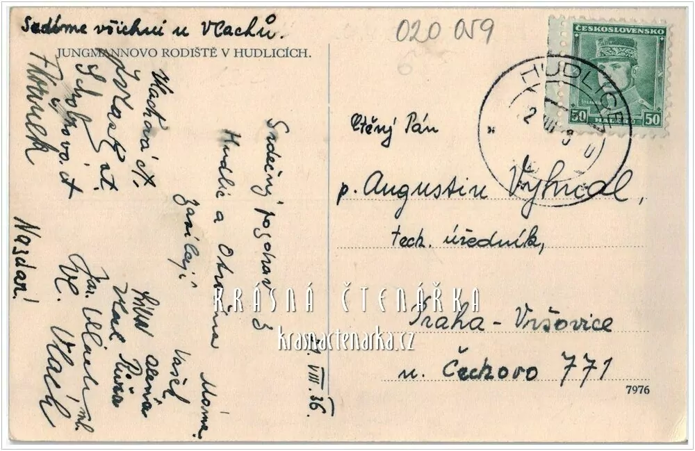 HUDLICE, Rodný dům Josefa Jungmanna