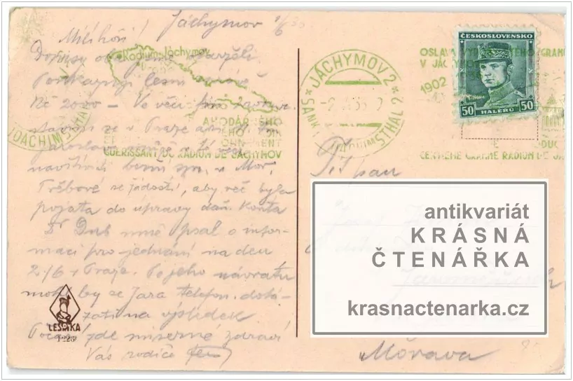 JÁCHYMOV (Lázeňská budova s autobusem)