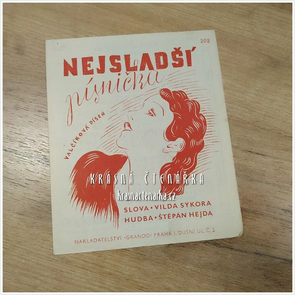 Píseň NEJSLADŠÍ PÍSNIČKA