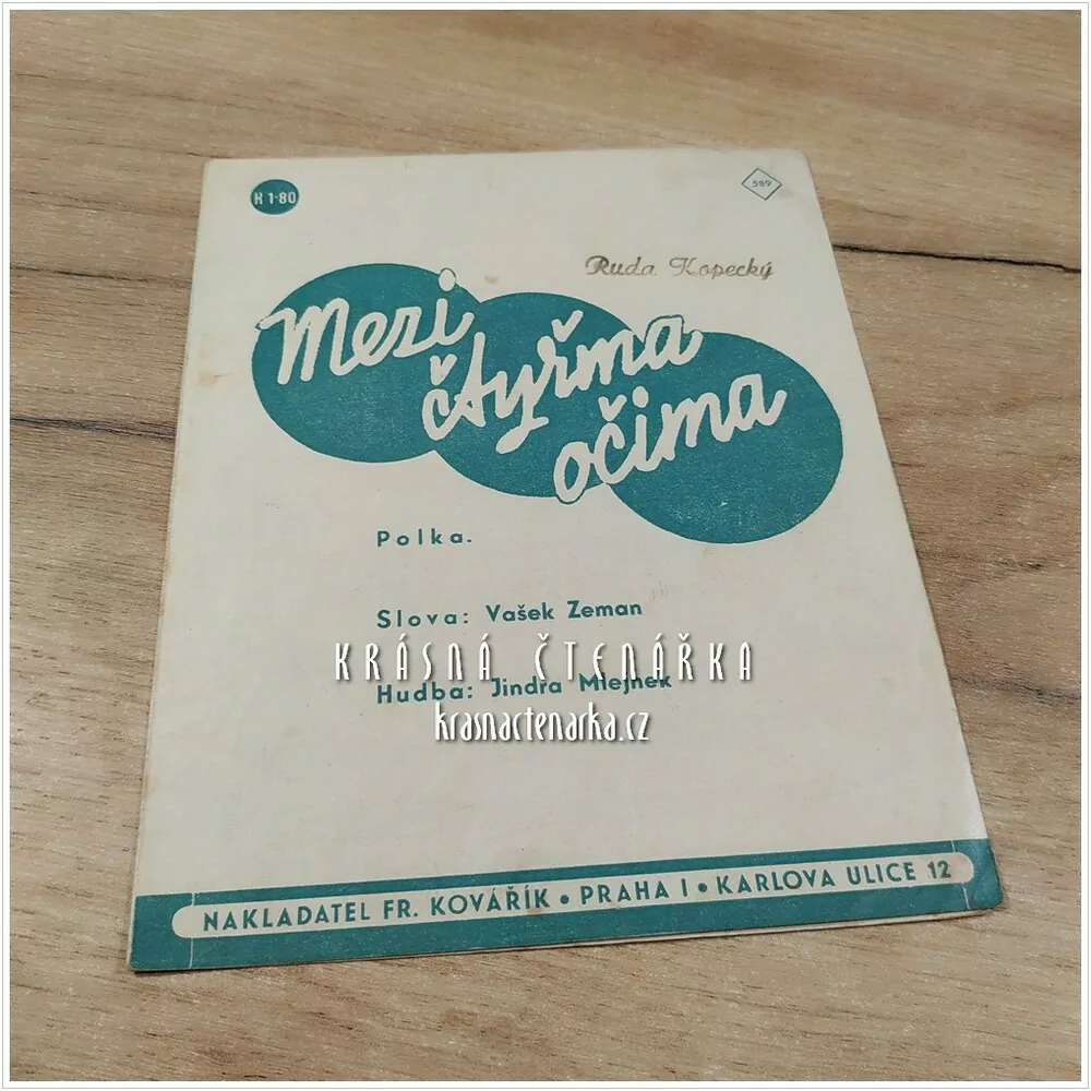 Píseň MEZI ČTYŘMA OČIMA