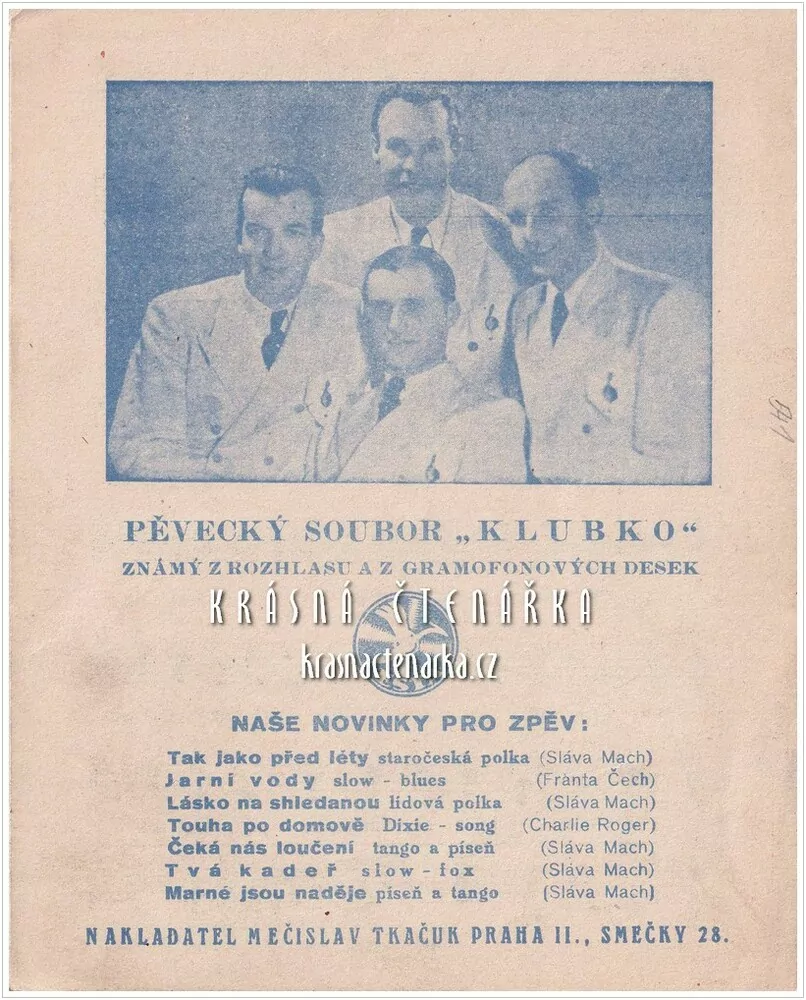 Píseň ČEKÁ NÁS LOUČENÍ