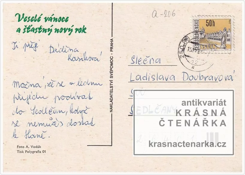 Přání VÁNOČNÍ či NOVOROČNÍ