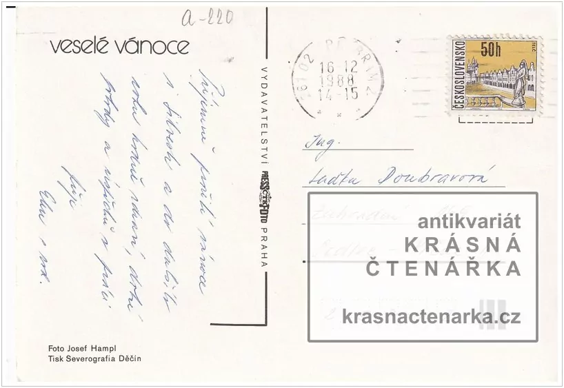 Přání VÁNOČNÍ či NOVOROČNÍ