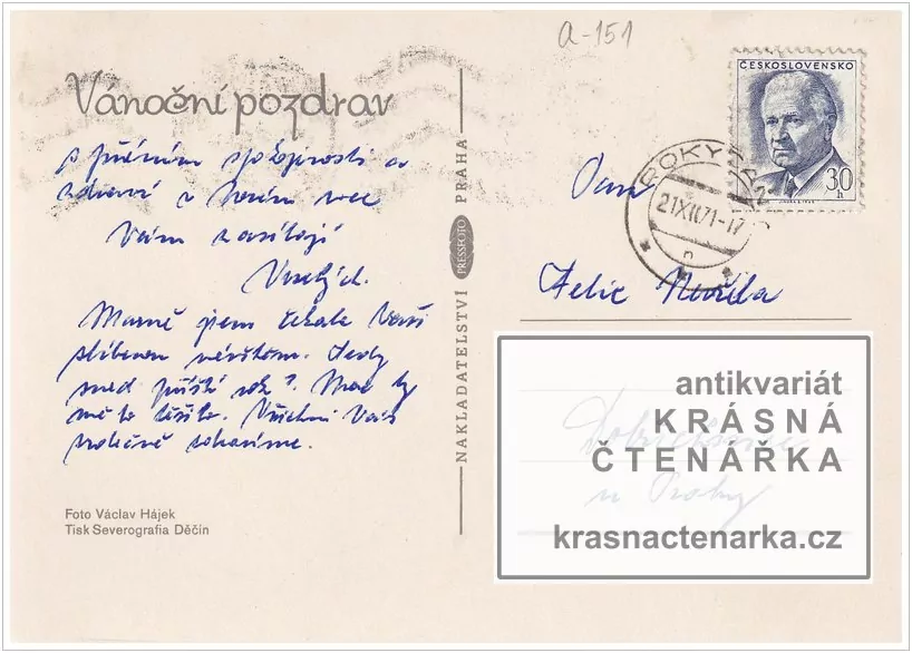 Přání VÁNOČNÍ či NOVOROČNÍ