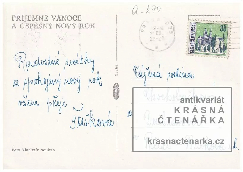 Přání VÁNOČNÍ či NOVOROČNÍ